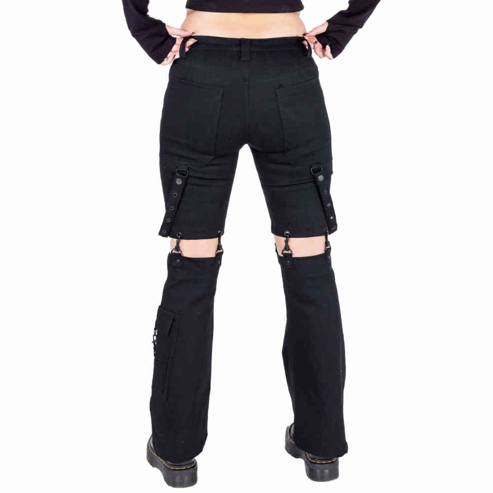 Chemical Black - Julane Hose gerades bein - Schwarz